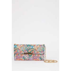 DEFACTO Faux Leather Ethnic Patterned Wallet