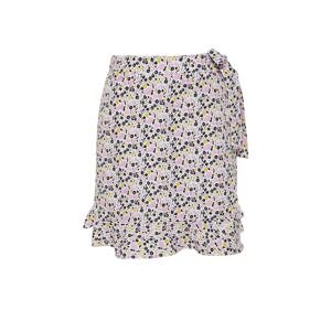 Trendyol Curve Multicolored Floral Woven Skirt