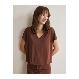 Jimmy Key Blouse - Brown - Relaxed fit