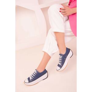 Soho Blue Women's Sneakers 18158