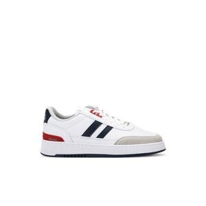 Slazenger DAPHNE MEN'S EVERYDAY SHOES IN WHITE AND NAVY BLUE.