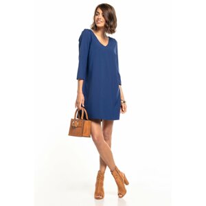 Tessita Woman's Dress T322 4 Navy Blue