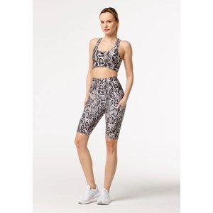 Bittersweet Paris Woman's Snake Skin Biker Shorts C-LPBS-Print BSP273