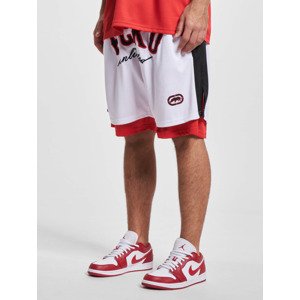 Společnost Ecko Unltd. BBALL Shorts - White/Red
