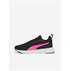 Pink and Black Womens Sneakers Puma Flyer Flex PUMA Black-Ravish - Ladies