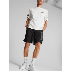 Black Mens Tracksuit Shorts Puma - Men