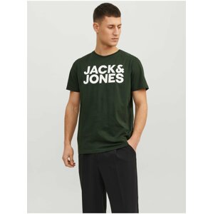 Dark Green Men's T-Shirt Jack & Jones Corp - Men