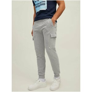 Light Grey Men's Mardle Sweatpants with Jack & Jones Gordon Pockets - Men