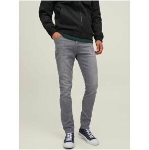 Grey Mens Slim Fit Jeans Jack & Jones Glenn - Men