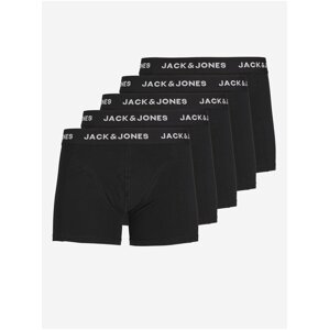 Set of five men's boxers in black Jack & Jones Chuey - Men