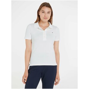 White Women's Polo T-Shirt Tommy Hilfiger 1985 - Women