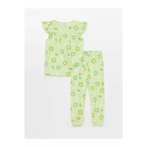 LC Waikiki Pajama Set - Green - Graphic