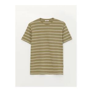 LC Waikiki Crew Neck Short Sleeve Striped Men's T-Shirt