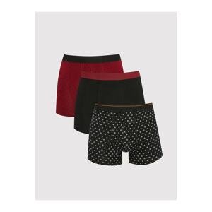 LC Waikiki Boxer Shorts - Black - 3 pcs