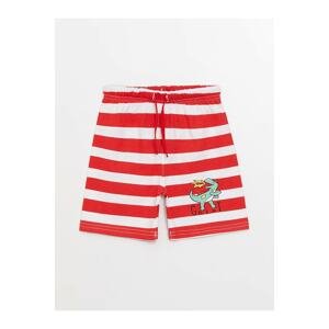 LC Waikiki Baby Boy Shorts with an Elastic Printed Waist