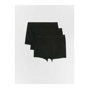 LC Waikiki Boxer Shorts - Black - 3 pcs