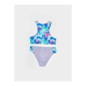 LC Waikiki Lcw Eco Tie-Dye Patterned Girl's Bikini