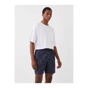 LC Waikiki Knee-Length Men's Patterned Beach Shorts