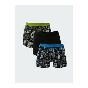 LC Waikiki Boxer Shorts - Blue - 3 pcs