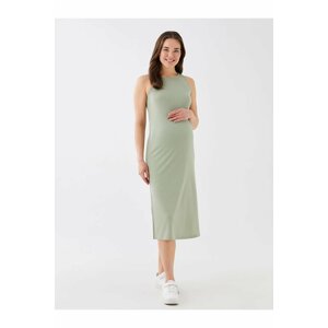 LC Waikiki Lcwaikiki Maternity Crew Neck Maternity Dress