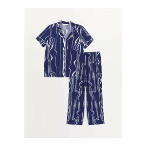 LC Waikiki Pajama Set - Dark blue - Graphic
