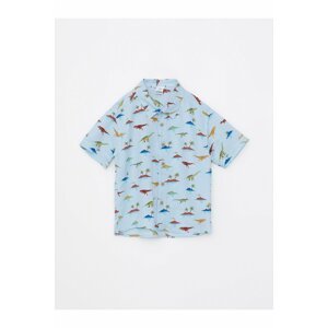 LC Waikiki Short Sleeve Printed Baby Boy Shirt