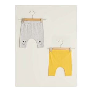 LC Waikiki Unisex Baby Pants with Elastic Waist 2-Pack