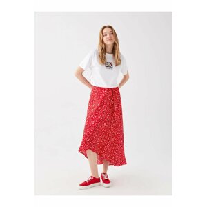 LC Waikiki Skirt - Red - Midi