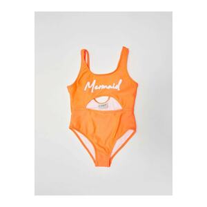 LC Waikiki Swimsuit - Orange - Graphic