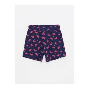 LC Waikiki Girls' Elastic Printed Waist Shorts