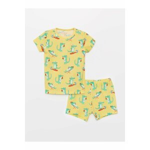 LC Waikiki Crew Neck Printed Baby Boy Pajama Set