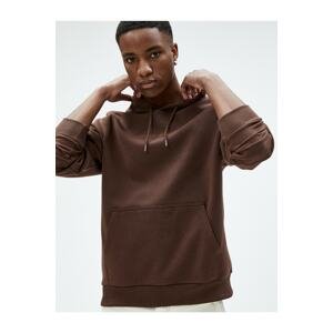 Koton Sweatshirt - Brown - Regular fit