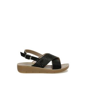 Polaris 164380.Z3FX Women's Black Comfort Sandals