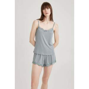 DEFACTO Regular Fit Strappy Cotton Knitted Tops