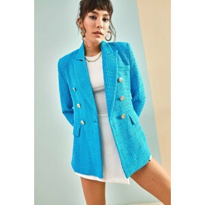 Bianco Lucci Women's Buttoned Jacket