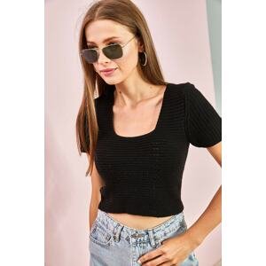 Bianco Lucci Blouse - Schwarz - Regular fit