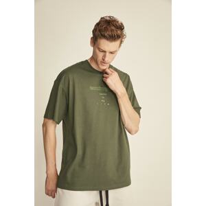 GRIMELANGE T-Shirt - Khaki - Oversize