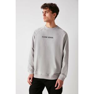 GRIMELANGE Sweatshirt - Grau - Oversize