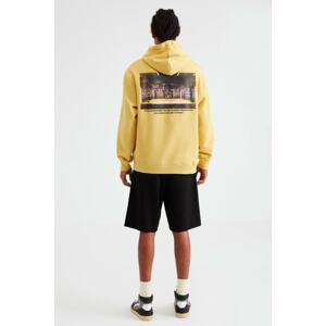 GRIMELANGE Squad Oversize Saffron Yellow Sweatshirt