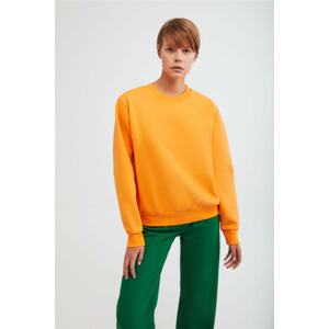 GRIMELANGE Alpha Oversize Orange Sweatshirt