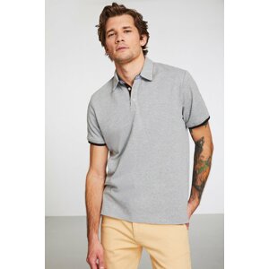 GRIMELANGE Polo T-shirt - Gray - Regular fit