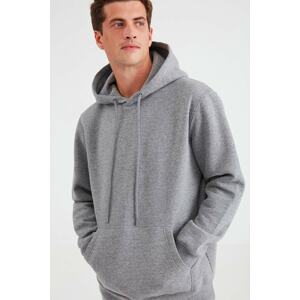 GRIMELANGE Jorge Men's Soft Fabric Hooded Corded Regular Fit Sweatshirt