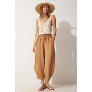 Happiness İstanbul Pants - Brown - Carrot pants