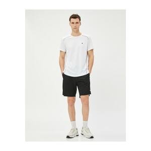 Koton Sports T-Shirt with Stitching Detail Crew Neck Short Sleeve