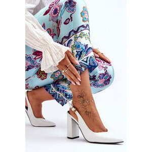 Classic heeled pumps White My Love