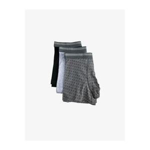 Koton Boxer Shorts - Gray - Single