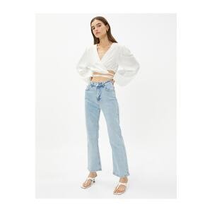 Koton Wide Leg Jeans High Waist - Victorian Crop Jeans