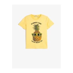 Koton T-Shirt - Yellow