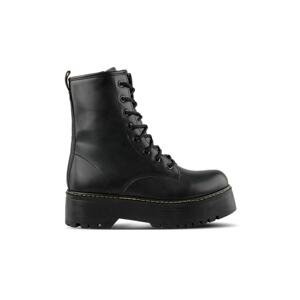 Esem Ankle Boots - Black - Flat