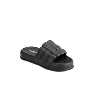 Esem Mules - Black - Flat